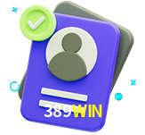 Tornar-se um membro do 389WIN é muito simples
